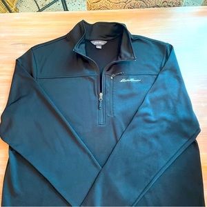 Eddie Bauer Black Pullover Men’s Shirt Jacket! Like New! XL